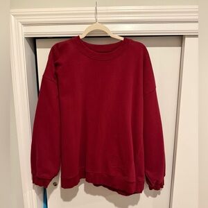 Daily Drills Bodega Fleece Oversized Crewneck M/L Reversible 100% Cotton